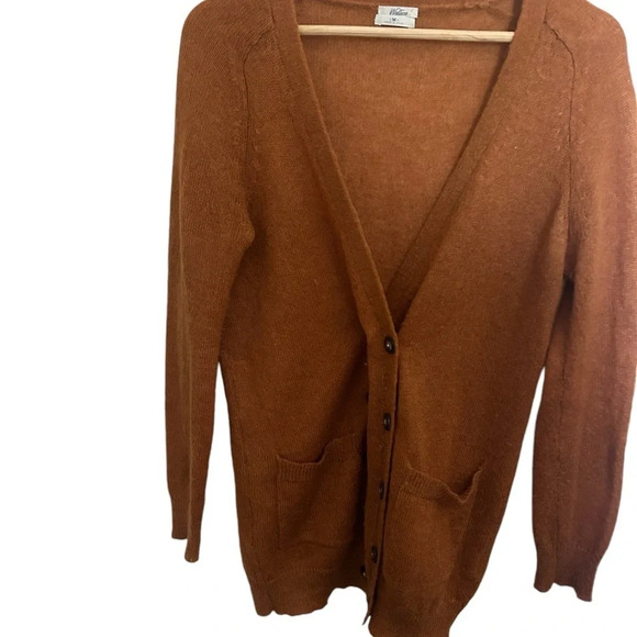 Wallace knits unisex double  breasted 10 button angora blend cardigan W-M men-S - Picture 3 of 12